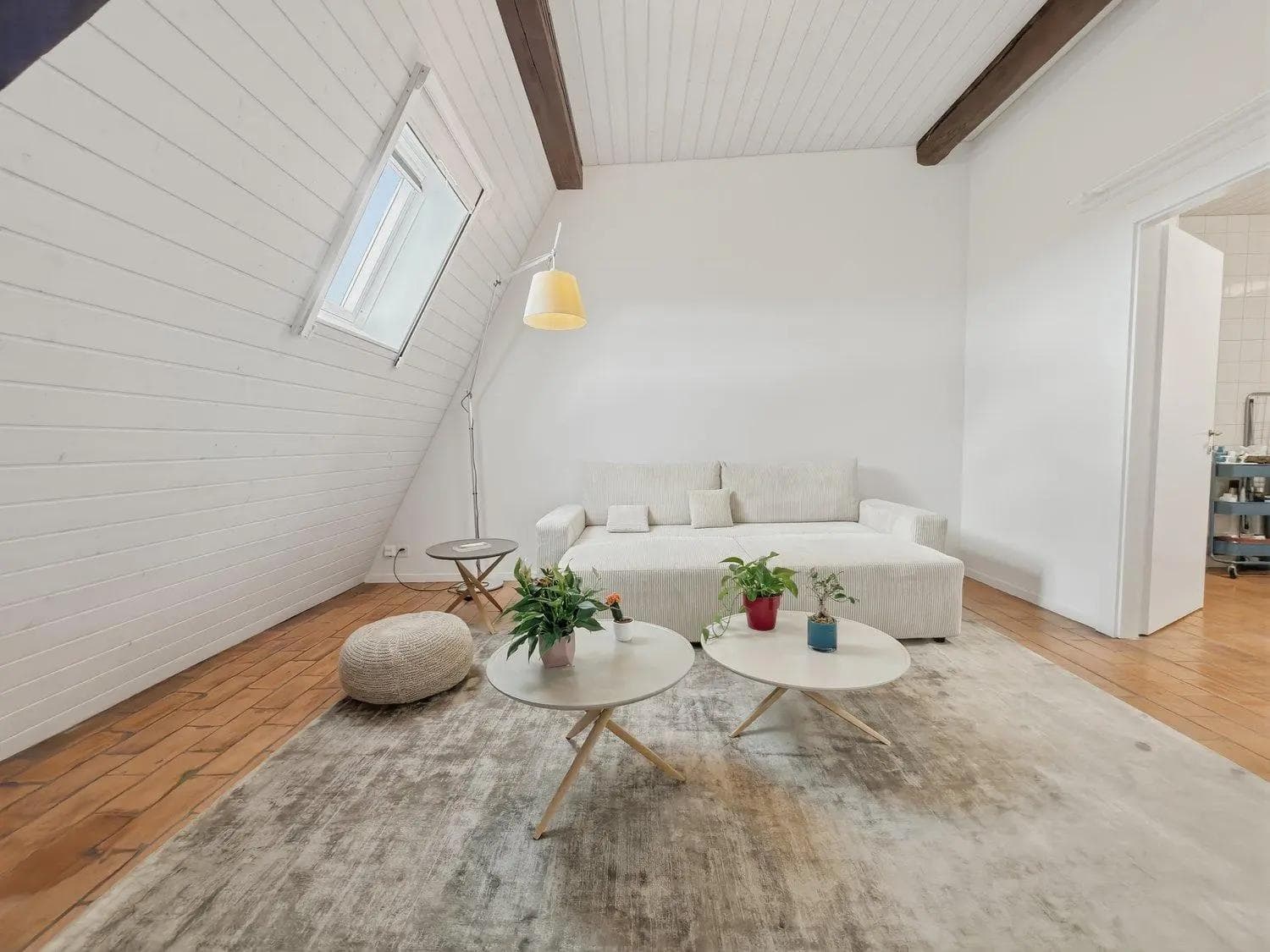 Appartement sous les toits de 4 pièces à Genève - Eaux-vives Appartement sous les toits de 4 pièces à Genève - Eaux-vives
