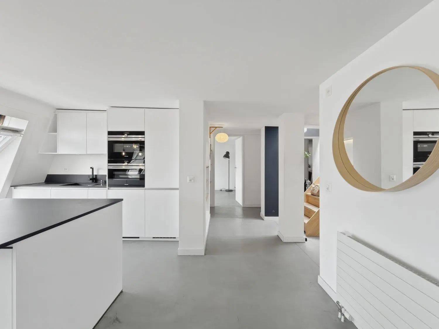 Attique moderne avec rooftop privé 80 m² – Vue panoramique Genève - Kitchen 1 Attique moderne avec rooftop privé 80 m² – Vue panoramique Genève - Kitchen 1