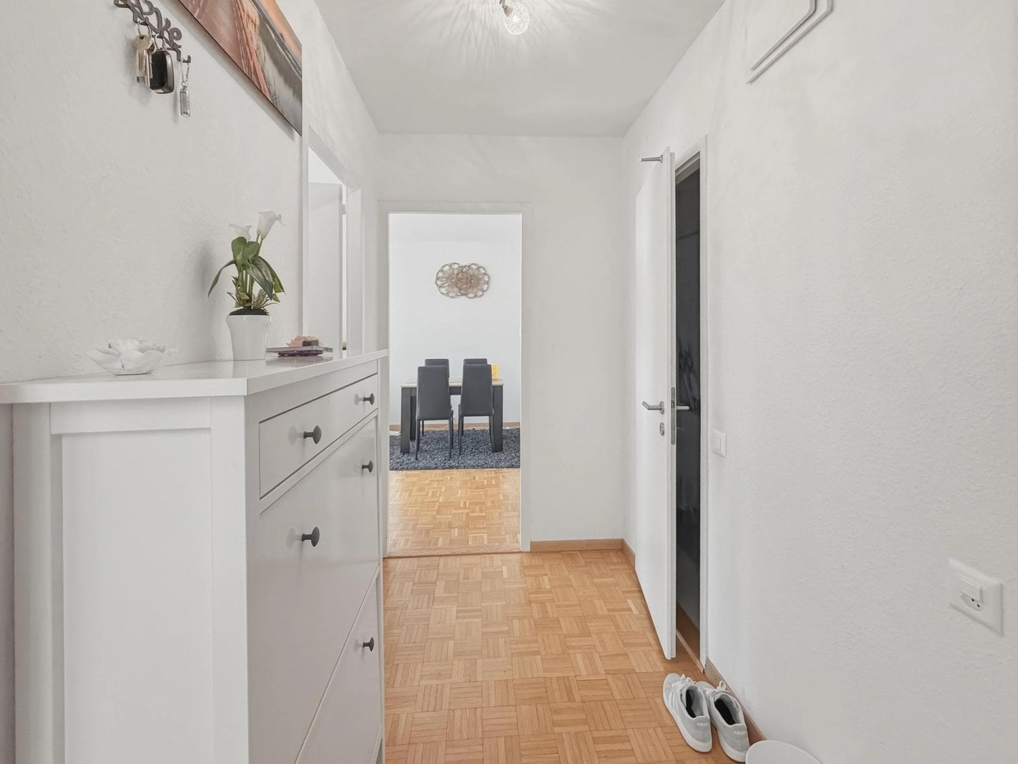 Beautiful Bright 2.5-Room Apartment for Rent in Onex - Living room 2 Beautiful Bright 2.5-Room Apartment for Rent in Onex - Living room 2