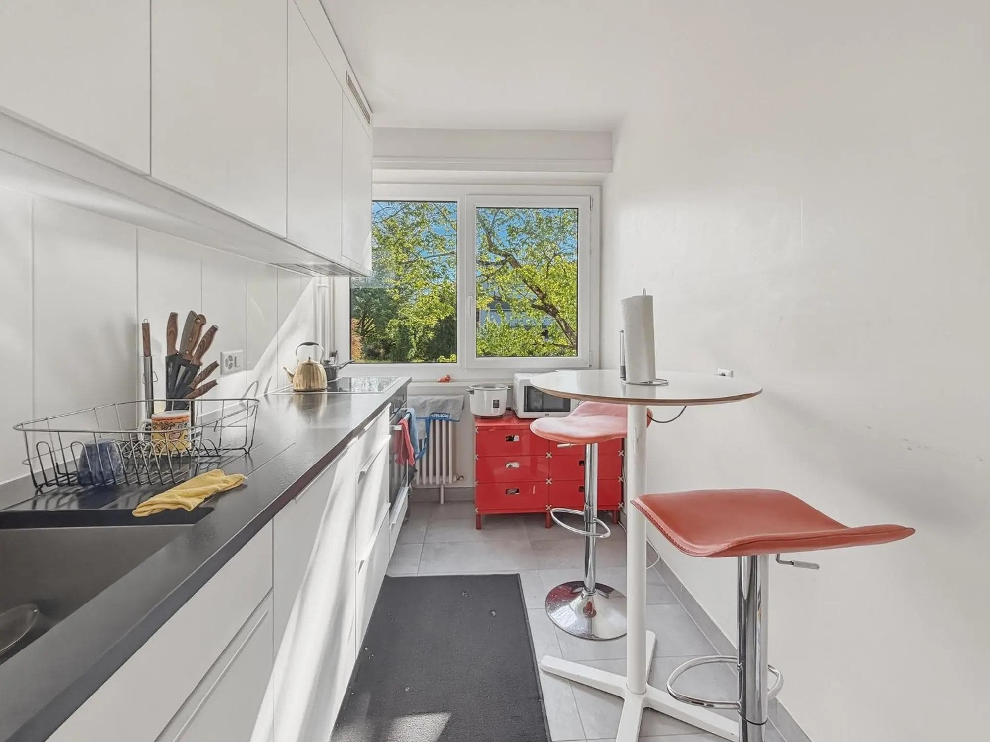 Beautiful Bright 2.5-Room Apartment for Rent in Onex - Kitchen Beautiful Bright 2.5-Room Apartment for Rent in Onex - Kitchen