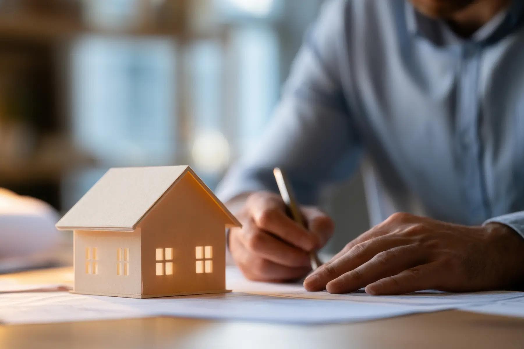 An expat is signing a leasing contract An expat is signing a leasing contract